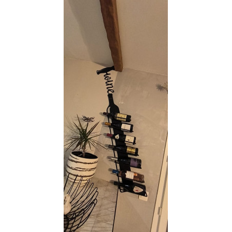 Support bouteille de vin