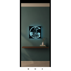 Cadre Bouda éclairée