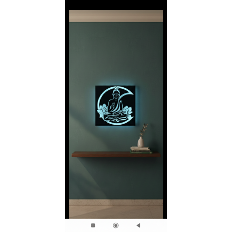 Cadre Bouda éclairée